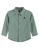 Sage Green Mallard Boys Dress Shirt