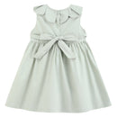 Sage Green Puppy Dog Petal Smocked Dress