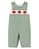 Sage Green Turkey Smocked Thanksgiving Longall