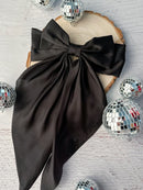 Satin Coquette Bows - French Clip - 8"