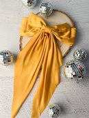 Satin Coquette Bows - French Clip - 8"