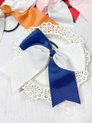 School Spirit Cheer Bows - Pony O - 6"