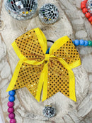 Sequin Cheer Hair Bows