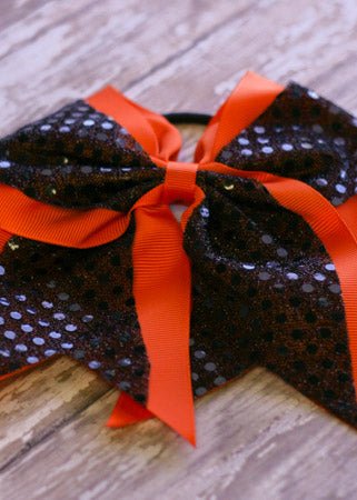 Sequin School Spirit Cheer Bow - Pony-O