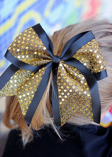 Sequin School Spirit Cheer Bow - Pony-O