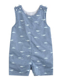 Shark Print Shortalls