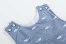 Shark Print Shortalls