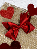 Shimmer Satin Hair Bows - Alligator Clip - 4.5"