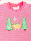 Silent Night Girls Pink PJ's
