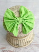 Solid Fabric Bow Headbands