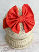 Solid Fabric Bow Headbands