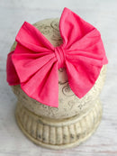 Solid Fabric Bow Headbands