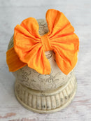Solid Fabric Bow Headbands