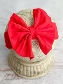 Solid Fabric Bow Headbands