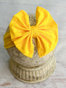 Solid Fabric Bow Headbands