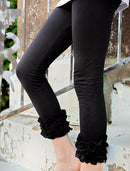 Solid Ruffled Fitted Icing Leggings (more colors!)