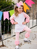 Solid Ruffled Fitted Icing Leggings (more colors!)
