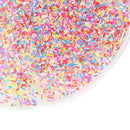 Sprinkle filled cake plate serving board