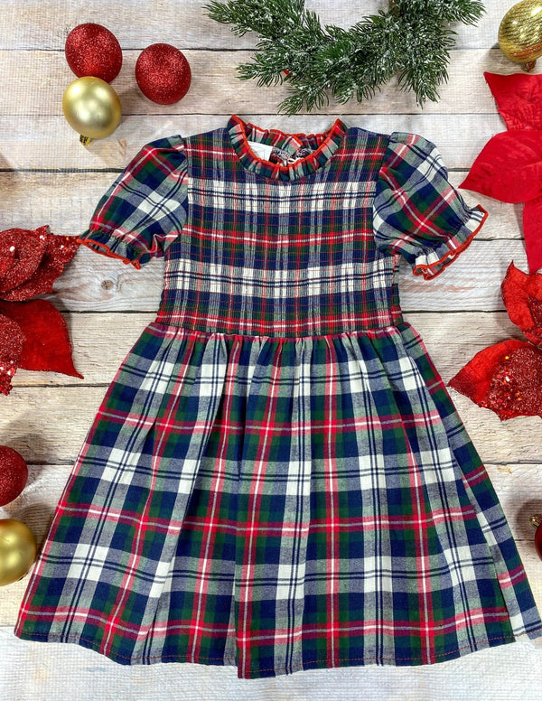 Sweet as Apple Pie Plaid Dress