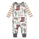 Western Cowboy Howdy Partner Cotton Romper