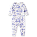 Baby Girl Toile de Jouy Bamboo Romper
