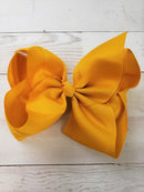 Texas Size Big Hair Bows - French Clip - 6.5" - 36 colors