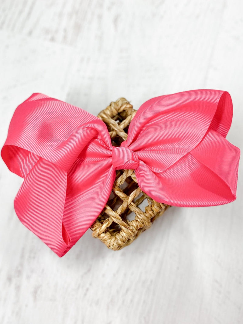 Texas Size Big Hair Bows - French Clip - 6.5" - 36 colors