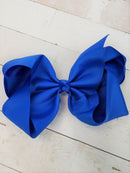 Texas Size Big Hair Bows - French Clip - 6.5" - 36 colors