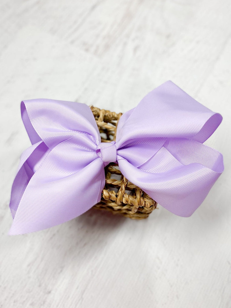 Texas Size Big Hair Bows - French Clip - 6.5" - 36 colors
