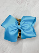 Texas Size Big Hair Bows - French Clip - 6.5" - 36 colors