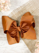 Texas Size Big Hair Bows - French Clip - 6.5" - 36 colors