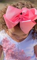 Texas Size Big Hair Bows - French Clip - 6.5" - 36 colors