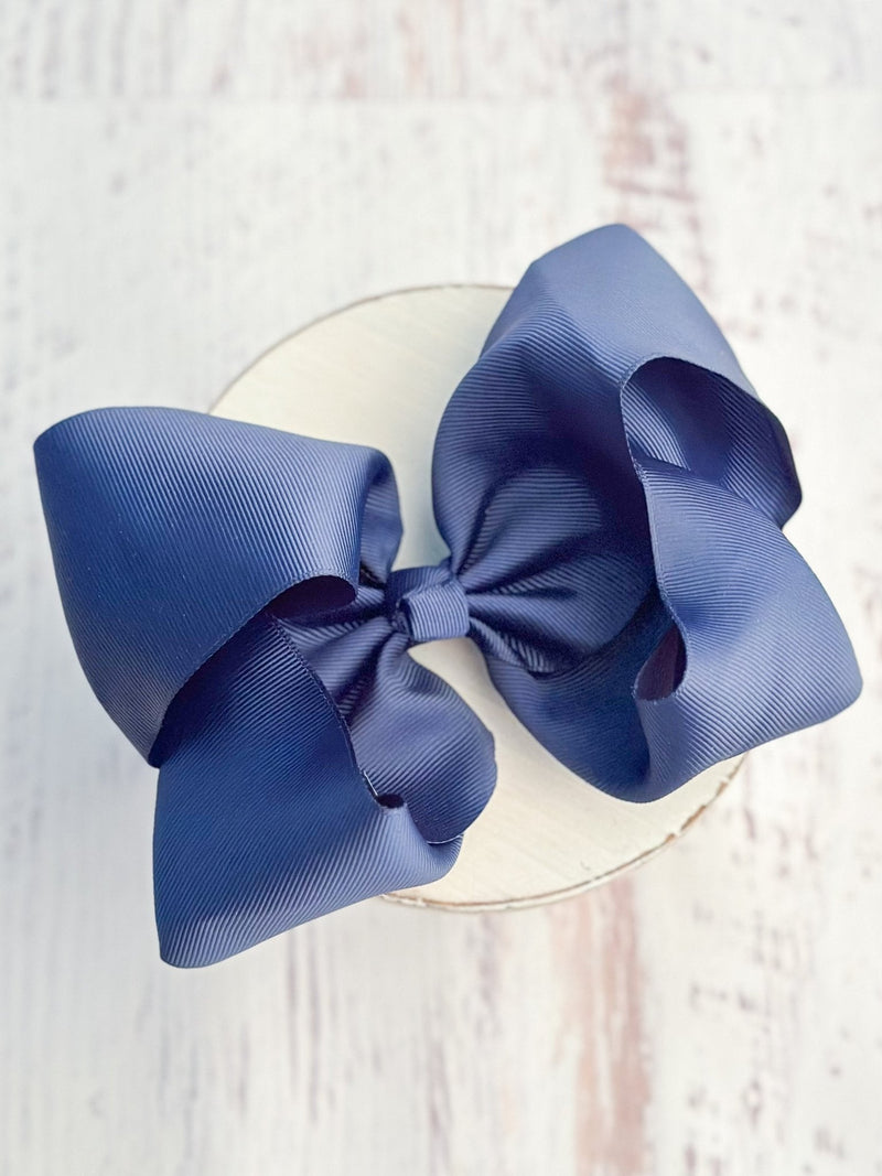 Texas Size Big Hair Bows - French Clip - 6.5" - 36 colors