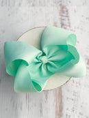 Texas Size Big Hair Bows - French Clip - 6.5" - 36 colors