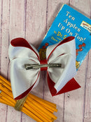 Texas Size Double Layer Extra Large Apple Hair Bow