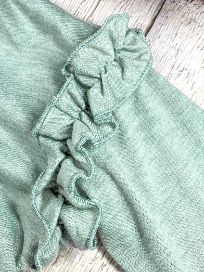 Thankful Pumpkin Green Long Sleeve