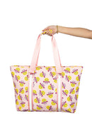 Cowgirl Hat Happy Face Tote Bag | Western Smiley Face Tote | Boutique Travel & Everyday Tote | Bossier City, LA