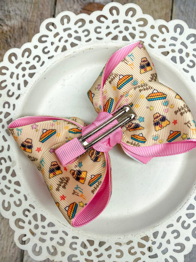Trendy Turkey Double Layer Hair Bow