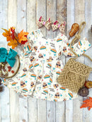 Trendy Turkey Twirl Dress