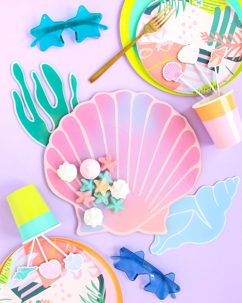 Tropical Paper Plate