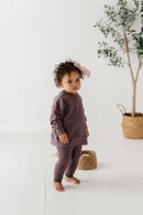 BASIC LEGGINGS-PLUM