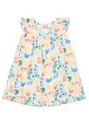 BARNYARD BABE DRESS | Girls Farm Print Dress in Bossier City, LA