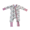 FOOTLESS ROMPER-BOWS