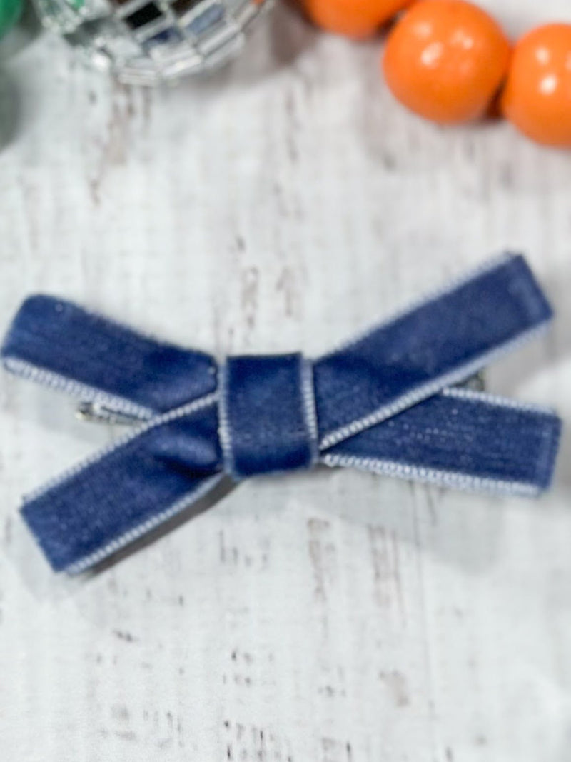 Velvet Bow Clippies: FINAL SALE