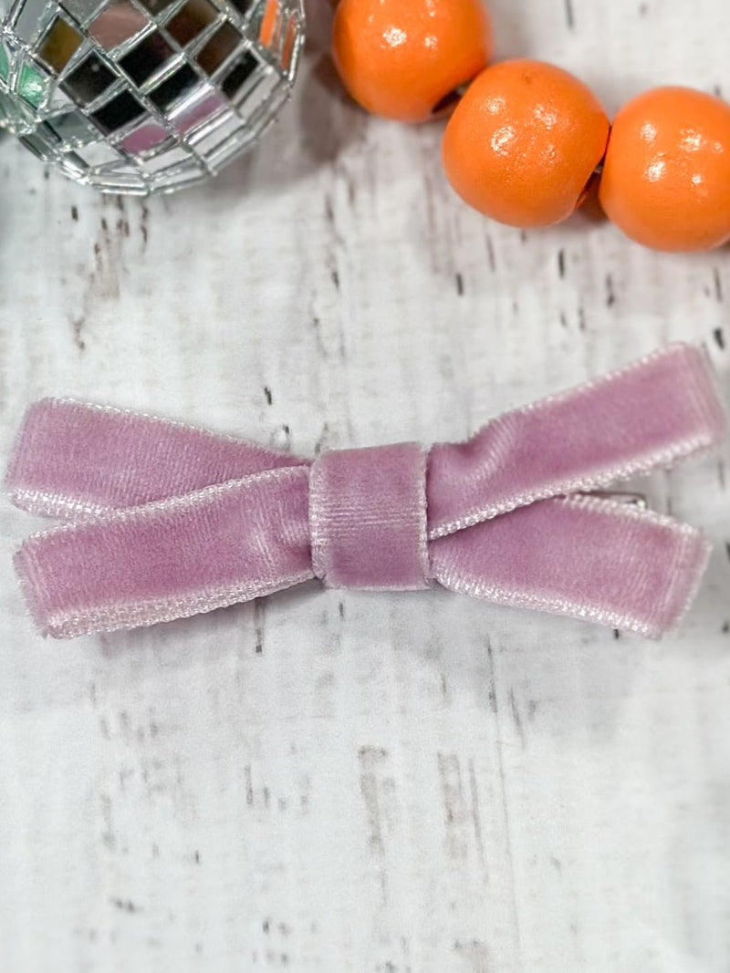 Velvet Bow Clippies: FINAL SALE