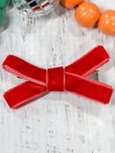 Velvet Bow Clippies: FINAL SALE
