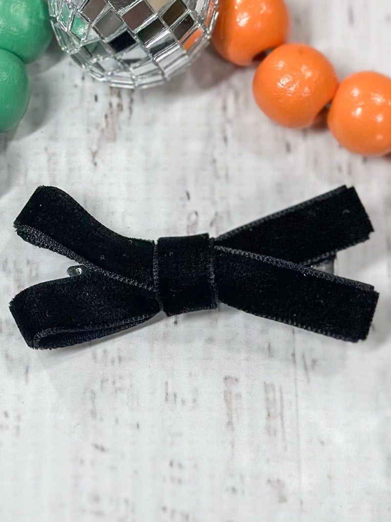 Velvet Bow Clippies: FINAL SALE
