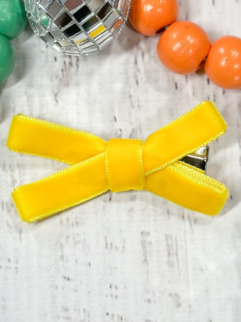 Velvet Bow Clippies: FINAL SALE