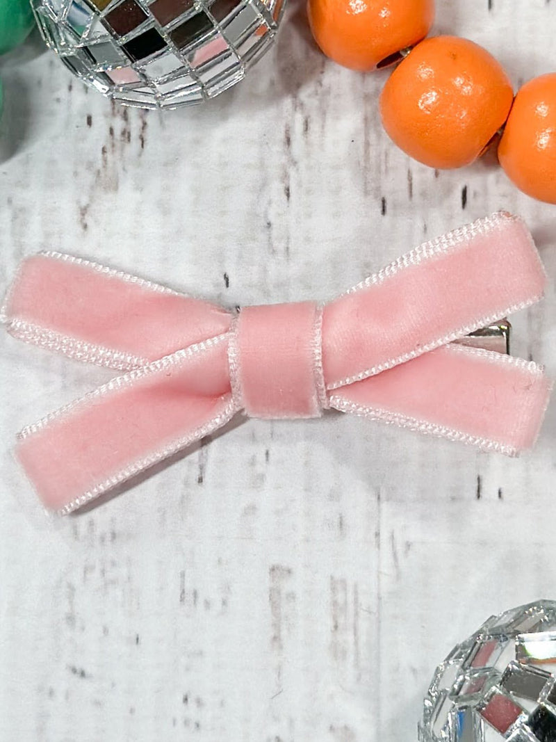 Velvet Bow Clippies: FINAL SALE