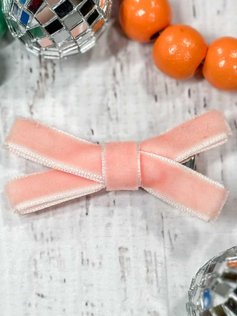 Velvet Bow Clippies: FINAL SALE
